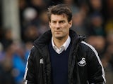 Swansea City manager Michael Laudrup during the match against Fulham on December 29, 2012