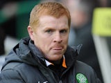 Celtic manager Neil Lennon on the touchline on December 29, 2012