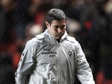 Derby manager Nigel Clough during the match against Chalrton on December 29, 2012