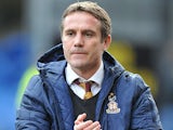 Bradford City manager Phil Parkinson during the match against Rochdale on December 29, 2012
