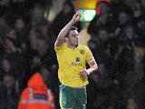 Russell Martin celebrates after scoring his team's third goal on December 29, 2012
