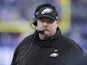 Eagles coach Andy Reid in his final game as coach against the Giants on December 30, 2012