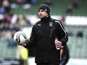 Plymouth boss Carl Fletcher before a game with Gillingham on March 3, 2012