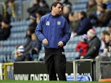 Rovers caretaker Gary Bowyer on the touchline against Forest on January 1, 2013