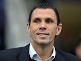 Brighton boss Gus Poyet watches on during the third round tie with Newcastle on January 5, 2013