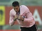 Palermo's Igor Budan celebrates a goal against Parma on January 6, 2013