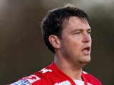 Mansfield captain John Dempster when he was playing for Crawley against Wrexham on February 12, 2013