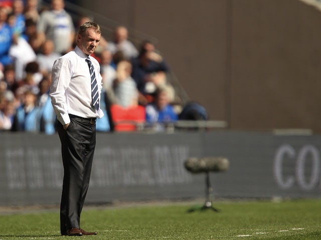 Ex-Chesterfield boss John Sheridan when he was manager back in March 2012