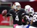Arizona Cardinals quarterback Kevin Kolb in action October 14, 2012