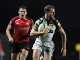 Harlequins' Nick Evans runs in the fourth try against London Welsh on January 6, 2013