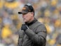 Browns coach Pat Shurmur on the sidelines against Pittsburgh on December 30, 2012