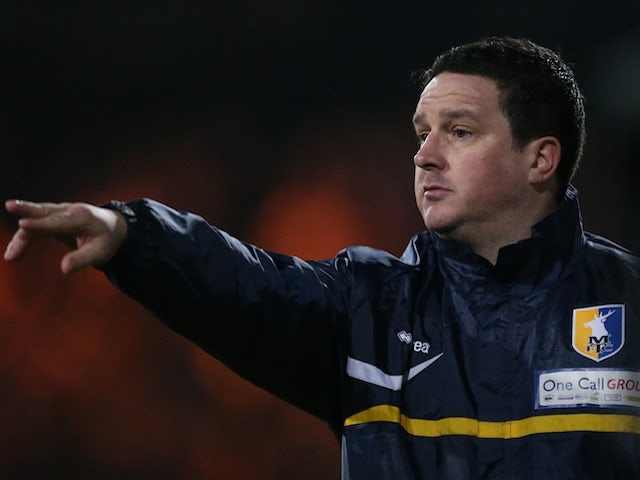 Mansfield boss Paul Cox during the FA Cup tie with Liverpool on January 6, 2013