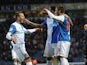 Rovers' Ruben Rochina celebrates his goal against Forest on January 1, 2013