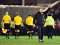Barnsley caretaker manager David Flitcroft celebrates watching his side beat Leeds United on 12 January, 2013