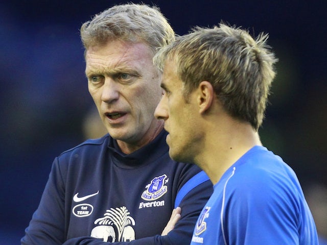 Neville happy for Moyes to take centre-stage