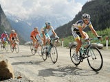 Cyclists during the 20th stage of the Giro d'Italia on 26 May, 2012