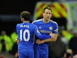 John Terry returns to action as a substitute for Juan Mata against Stoke on January 12, 2013