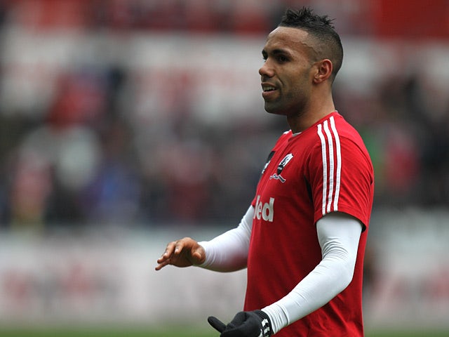 Kyle Bartley during a warm up on January 6, 2013