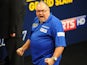 Tony O'Shea celebrates during his match with Gary Anderson on 12 November, 2012
