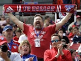 An FC Dallas fan during his sides match against the New York Red Bulls on March 11, 2012