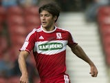 Middlesbrough's George Friend during their Championship match with Leicester on September 29, 2012