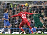 Jason Puncheon nets his team's second goal against Chelsea on January 16, 2013