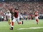 Falcons WR Julio Jones catches a 46-yard touchdown pass in the NFC Championship game against San Francisco on January 20, 2013