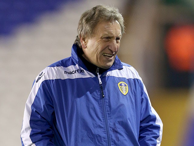Leeds United manager Neil Warnock ahead of his sides FA Cup third round replay on January 15, 2013