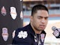 Notre Dame linebacker Manti T'eo at a Media Day on January 5, 2013