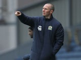 New Blackburn boss Michael Appleton on the touchline during the game with Charlton on January 19, 2013