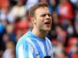 Olly Murs plays for Team The Sun during the Soccer Six football Tournament on May 31, 2010