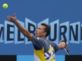 Germany's Philipp Kohlschreiber in second round action on January 17, 2013