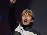 Motherwell manager Stuart McCall gestures to his players in the match against St Johnstone on January 20, 2013