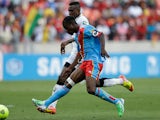 Congo DR's Tresor Mputu scores the equaliser against Ghana on January 20, 2013