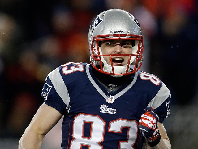 New England Patriots' Wes Welker on December 30, 2012