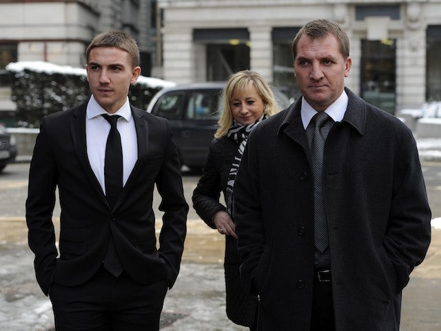 Anton Rodgers and Brendan Rodgers at court on January 21, 2013