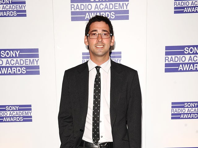 Presenter Colin Murray arrives at the Sony Radio Academy Awards on May 9, 2011