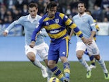 Parma defender Cristian Zaccardo during his sides match against Lazio on December 2, 2012
