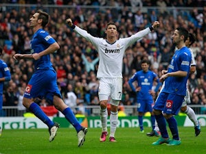 Ronaldo passes 300 La Liga goals in Real win over Getafe