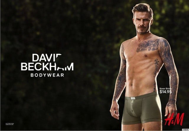 Beckham's underwear ad picked up for Super Bowl