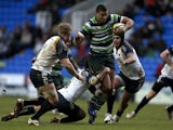 London Irish's Guy Armitage in action against Worcester on January 27, 2013