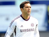 Chelsea goalkeeper Henrique Hilario during his sides friendly match with Portsmouth on July 16, 2011