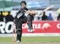 NZ's Kane Williamson drives a shot against South Africa in a one-day international on January 22, 2013