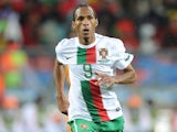 Portugal player Liedson during his sides FIFA World Cup match with Ivory Coast on June 15, 2010