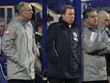 QPR manager Harry Redknapp watches his sides match against MK Dons in the FA Cup fourth round on January 26, 2013