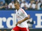 Robert Tesche of Hamburg during his sides match against 1.FC Cologne on August 27, 2011