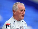 Tranmere Rovers manager Ronnie Moore during his sides match against Coventry City on September 15, 2012