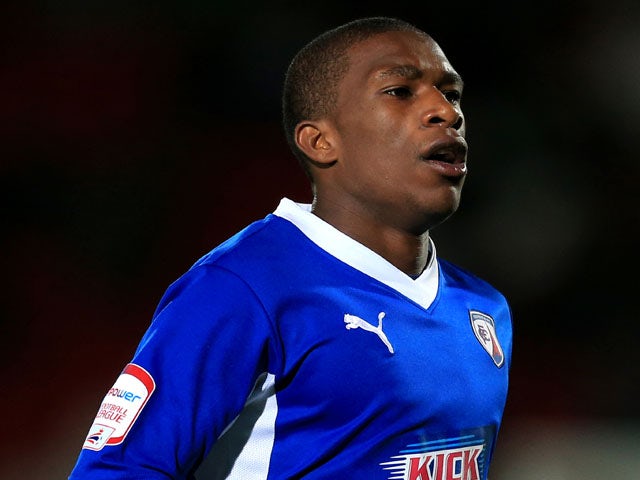 Chesterfield player Tendayi Darikwa during his sides match against Doncaster Rovers on October 9, 2012