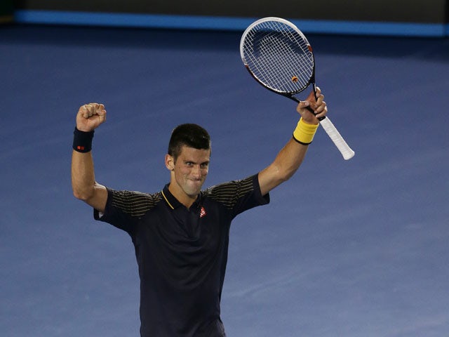 Djokovic plays with stars for charity event