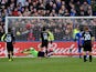 Wigan Athletics's Jordi Gomez scores from the penalty spot in his sides match with Macclesfield on January 26, 2013